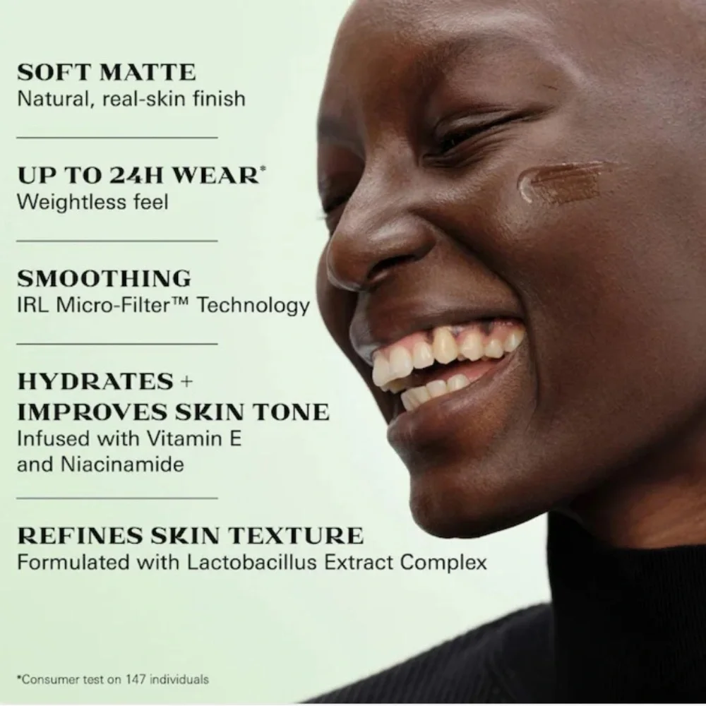 5 for 25⚡️Prada Reveal Skin Optimizing Soft Matte Foundation 3.3g Sample Card